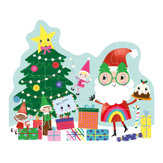 Shaped Jigsaw Puzzle, Christmas, 12 pcs.