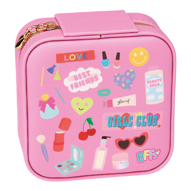Soft jewellery case with zipper, Best Friends