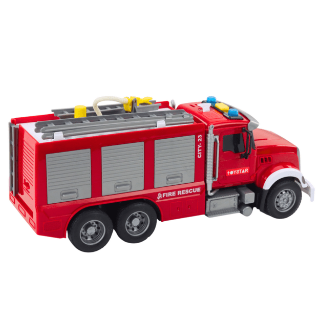 Fire Truck Water Lights Sounds Red 1:14