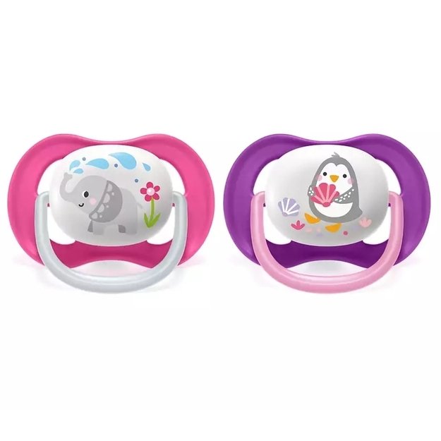 SCF080/08 PACIFIER ULTRA AIR 6-18 GIRL