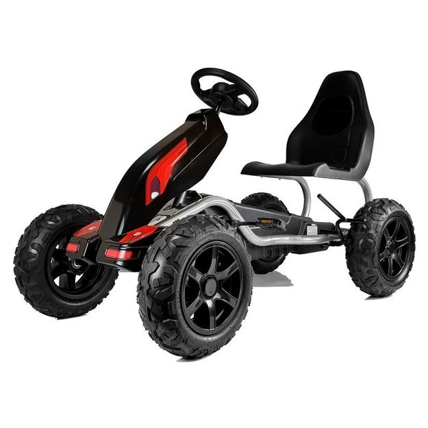 Gokart B012 Inflatable Tires Black
