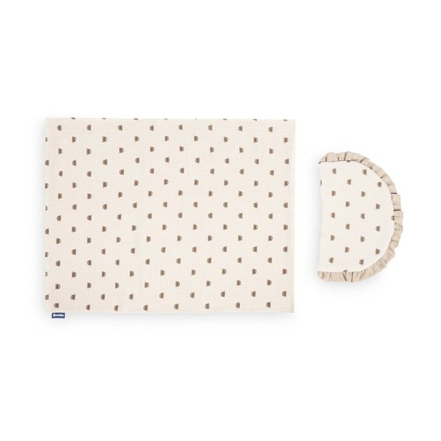 STROLLER SET MUSLIN BEARS BEIGE 1