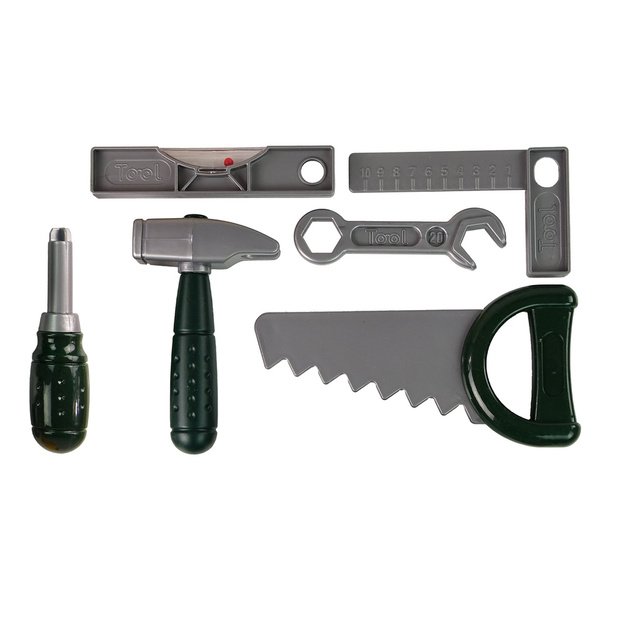 DIY Kit in a Suitcase Screwdriver with Batteries Green 3