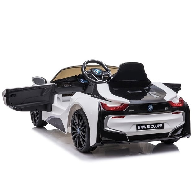 Battery-powered car BMW I8 Coupe White 6