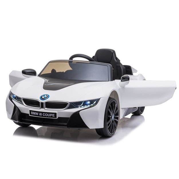Battery-powered car BMW I8 Coupe White 8