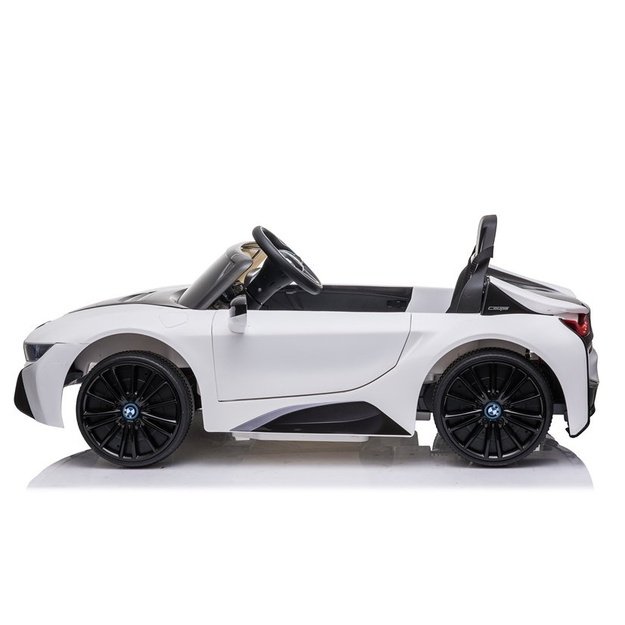 Battery-powered car BMW I8 Coupe White 2