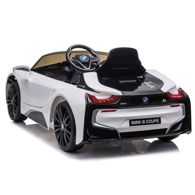 Battery-powered car BMW I8 Coupe White 4