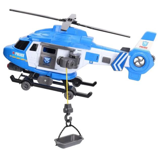 Žaislinis sraigtasparnis su garsais ir šviesomis 29cm