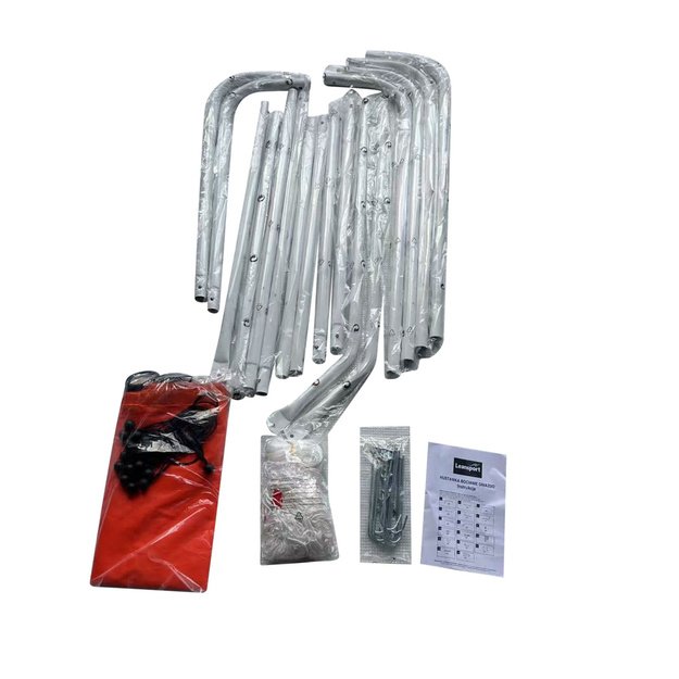 Soccer Training Goal with Target Mat Red 213x152x75cm 3