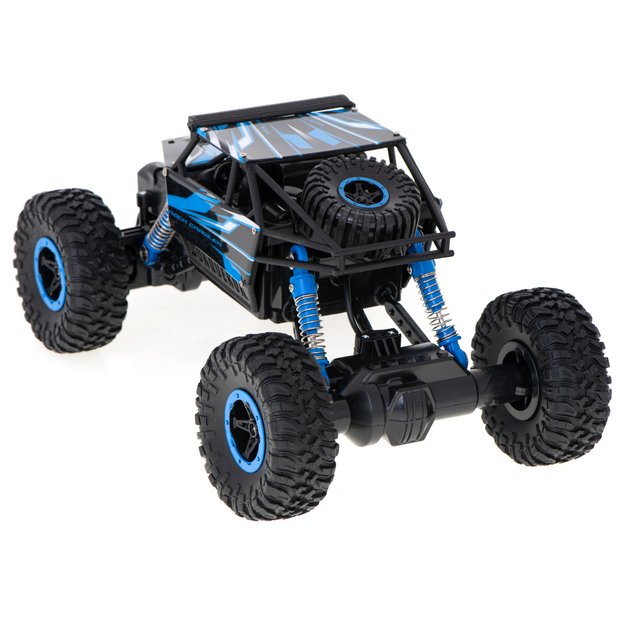 RC automobilis Rock Crawler HB 2.4GHz 1:18 mėlynas