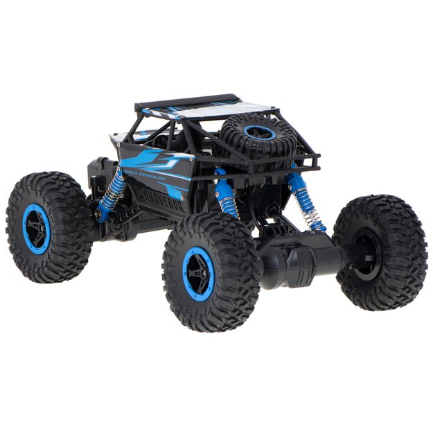 RC automobilis Rock Crawler HB 2.4GHz 1:18 mėlynas