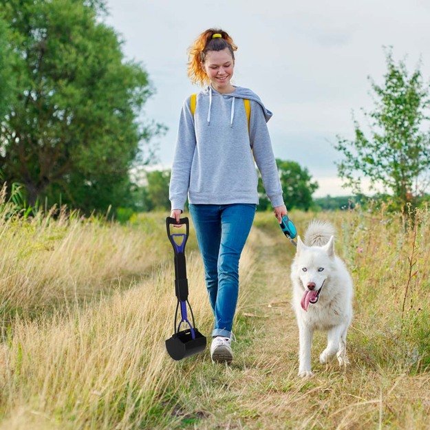 Kastuvas išmatoms rinkti gyvūnų išmatų griebtuvas 16
