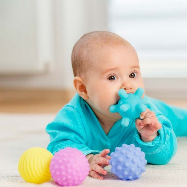 Sensorinių kamuoliukų korekcinių žaislų rinkinys 8