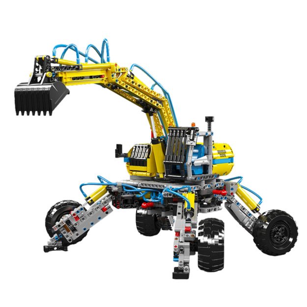 Construction Bricks Mobile All Terrain Excavator 1392 pcs. 1