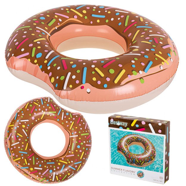 BESTWAY 36118 Donut 107 cm bronzinis plaukimo ratas