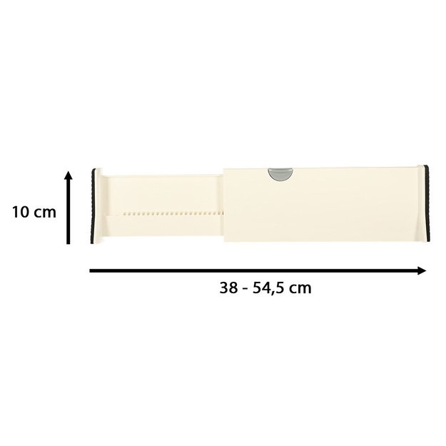 Stalčių skirtukų organizatorius nuo 38 iki 54,5 cm