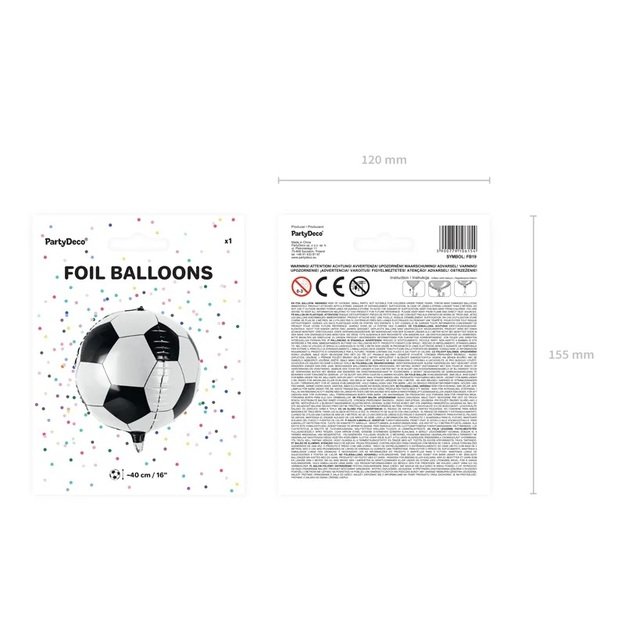 Folijos balionas Futbolas 40cm