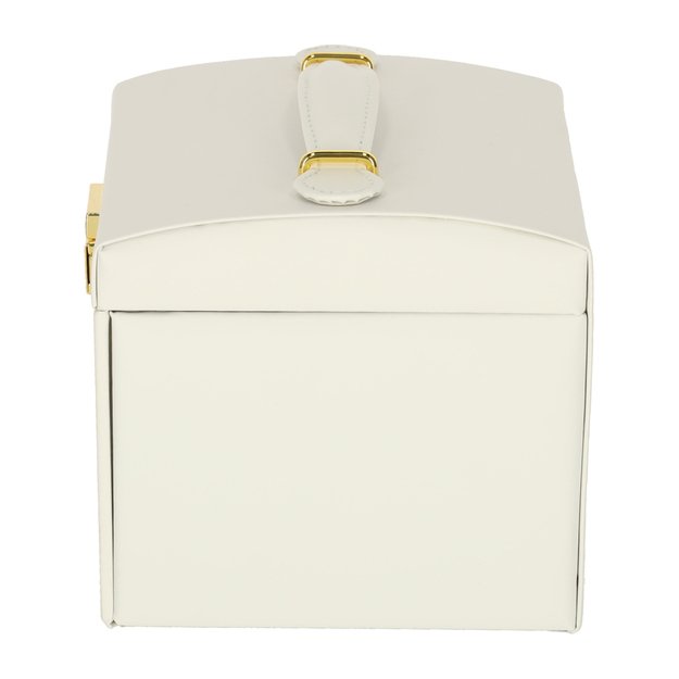 Juvelyrinių dirbinių dėžutė su stalčiais balta 3