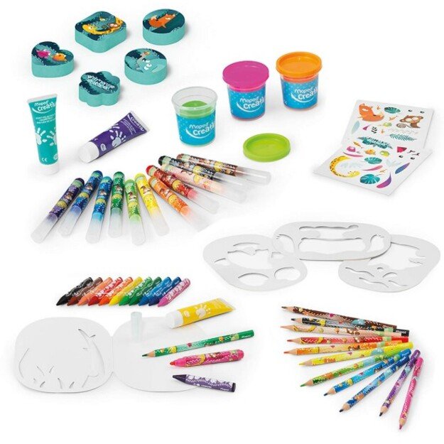  Jungle Fever  lagaminas su meno reikmenimis