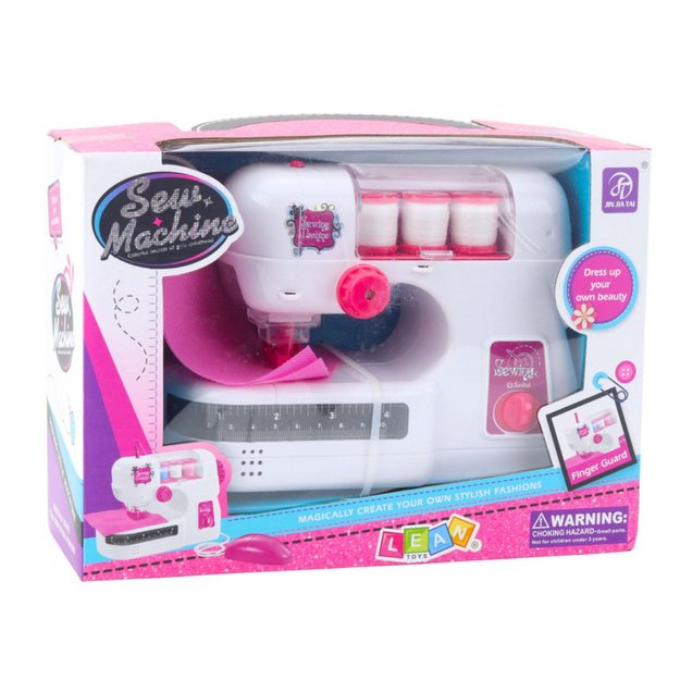 Sewing Machine For Kids Thread Material Lights Sounds 4