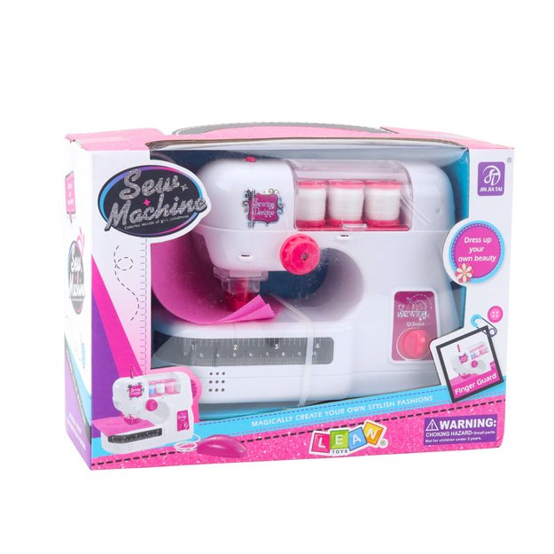 Sewing Machine For Kids Thread Material Lights Sounds 2