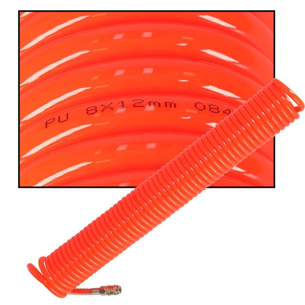 Spiral compressor air hose 12 mm 15 m