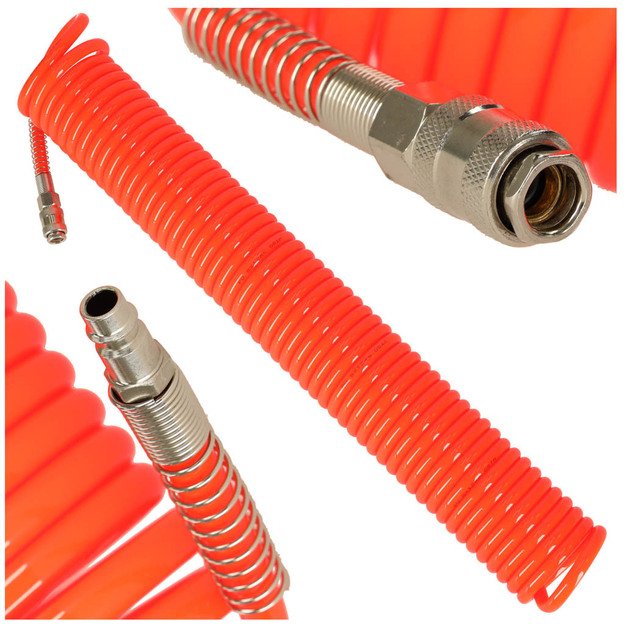 Spiral compressor air hose 12 mm 15 m