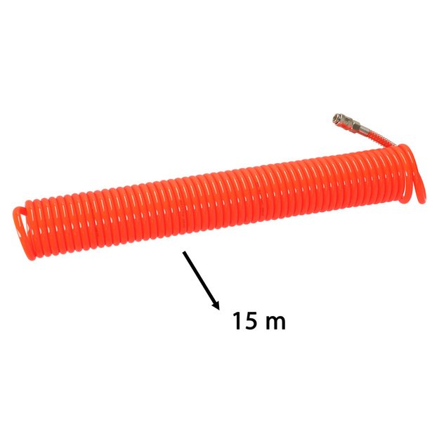 Spiral compressor air hose 12 mm 15 m