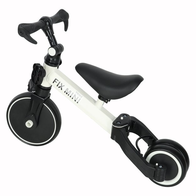 Trike Fix Mini krosinis triratukas 3in1 su pedalais (baltas)