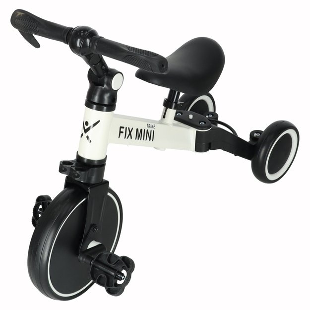 Trike Fix Mini krosinis triratukas 3in1 su pedalais (baltas)