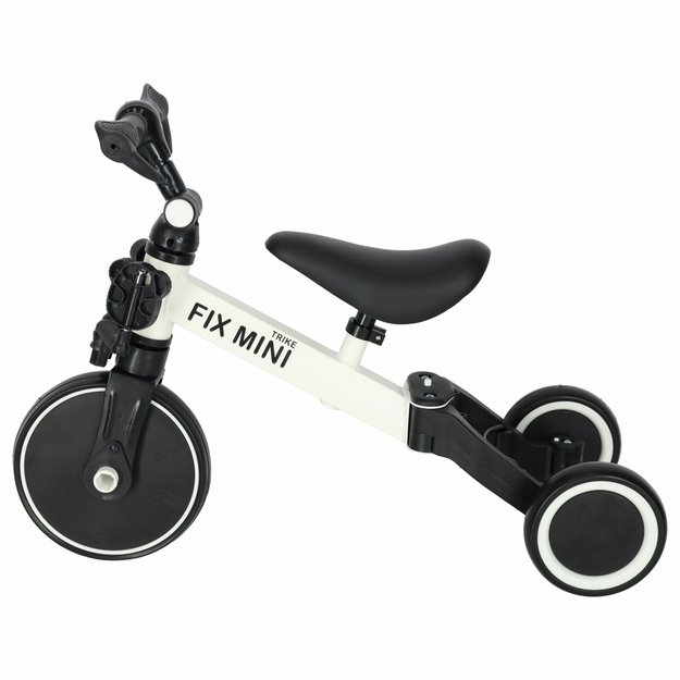 Trike Fix Mini krosinis triratukas 3in1 su pedalais (baltas)