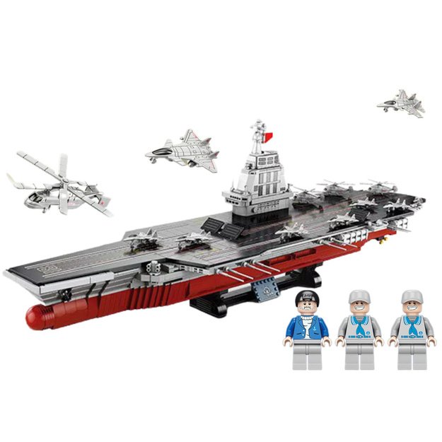 Construction Bricks WARSHIP 003 Large Aircraft Carrier 1:420 2151 pcs. 2