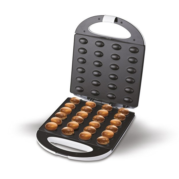 Peanut-shaped electric pan for baking cookies