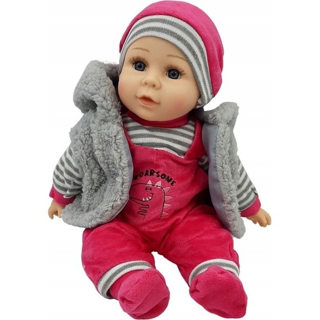 Dainuojanti lėlė (aukštis 45 cm) Raudona 1