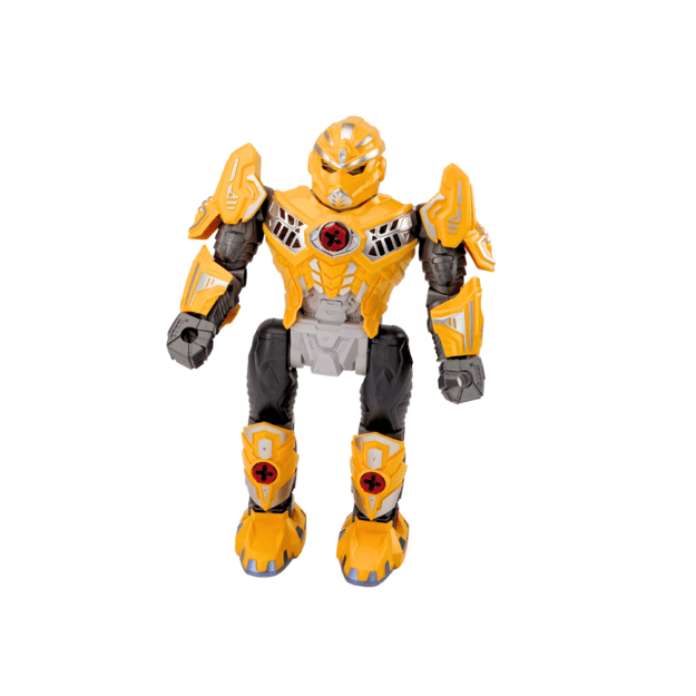 Screwing Robot Weapon Drill Screwdriver Light Sound Yellow 2