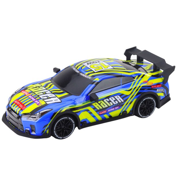 Remote Control Sports Car Blue Yellow 1