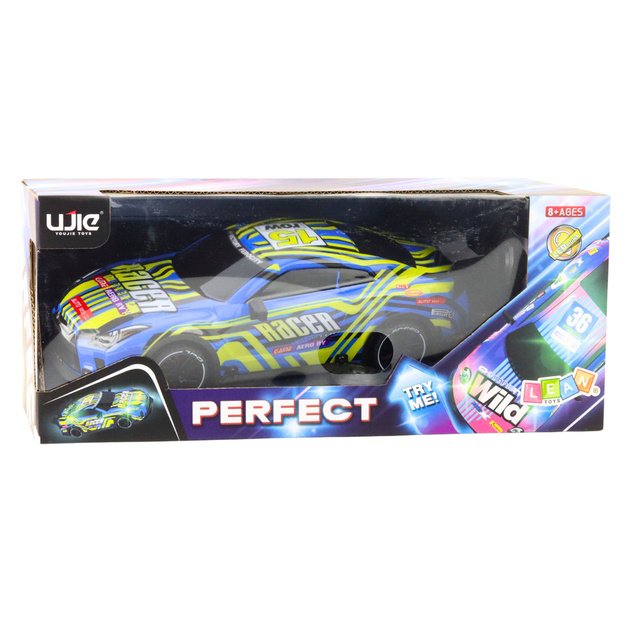 Remote Control Sports Car Blue Yellow 3