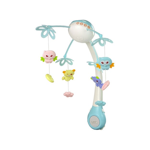 Cot Carrousel Projector Pilot Melodies Animal Noises Blue