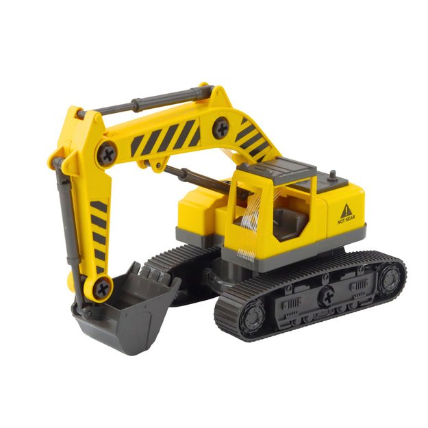 DIY Tow Truck Turning Crawler Excavator Lights Sounds 2