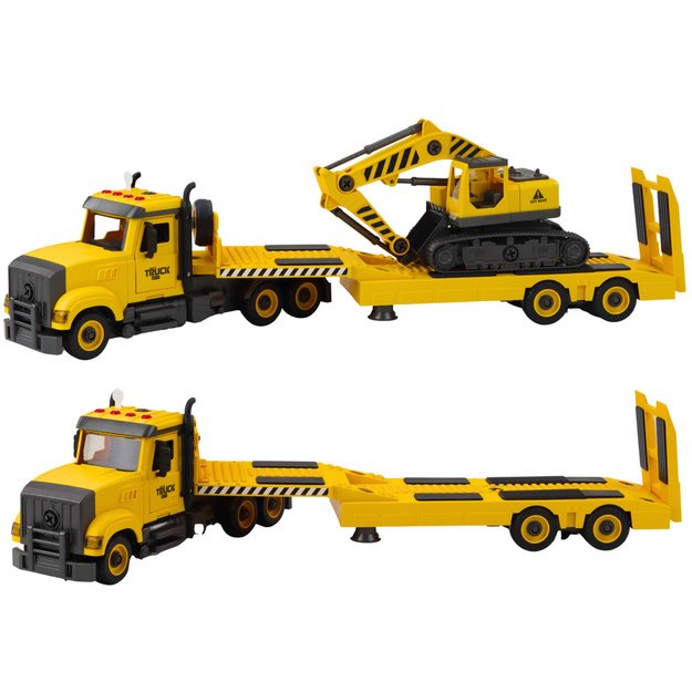 DIY Tow Truck Turning Crawler Excavator Lights Sounds 1