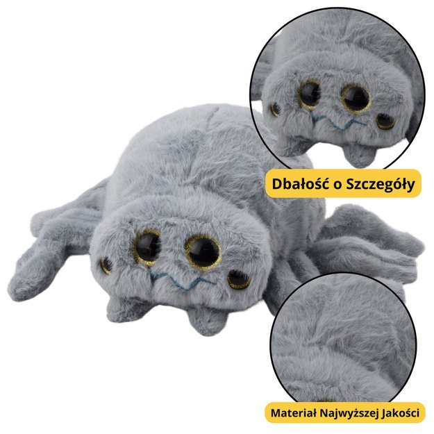 Plush Mascot Insect Spider Gray 30cm 1