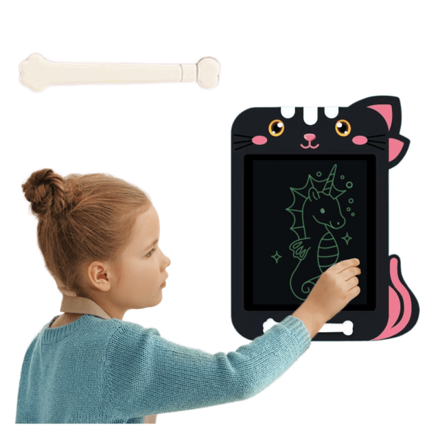 Marker Drawing Board Writing LCD Stylus Cat Black 1