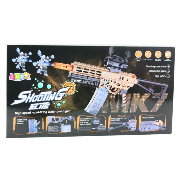 MK7 Water Pellet Rifle Battery Operated Sight Glasses Pellets 3