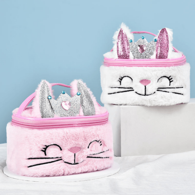 Vaikiška kosmetinė – rožinis kiškutis, 20 cm 1