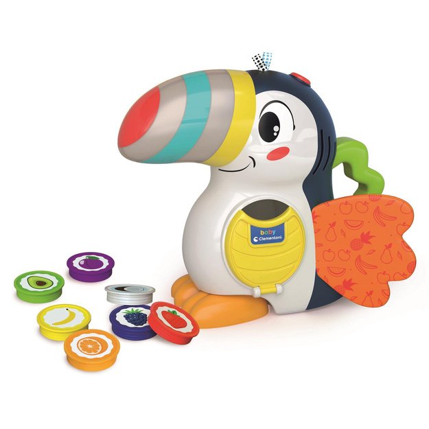 Interactive Toy Toucan Adrian: Fruits & Colors Polish Version Clementoni 50383 1