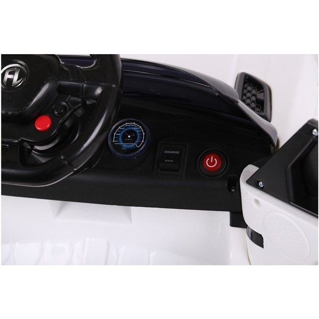 HL1638 Elektrinis pasivažinėjimo automobilis - baltas 2