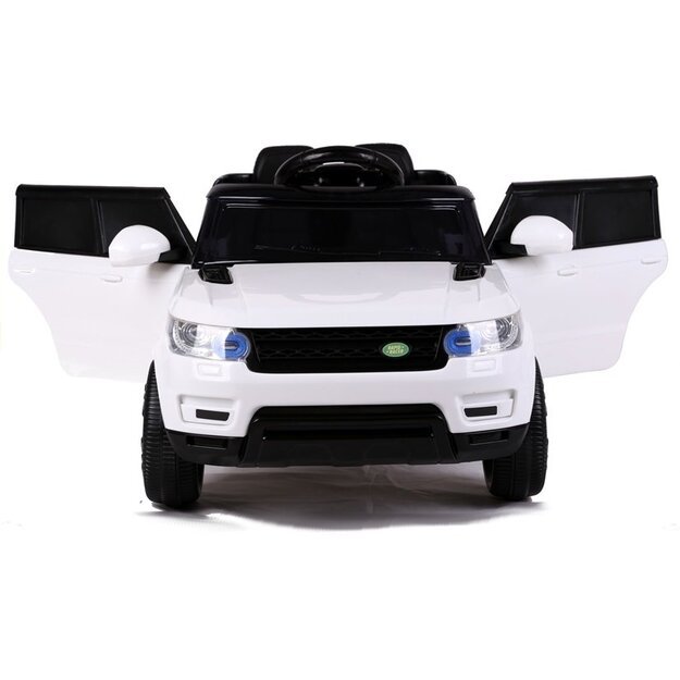 HL1638 Elektrinis pasivažinėjimo automobilis - baltas 5