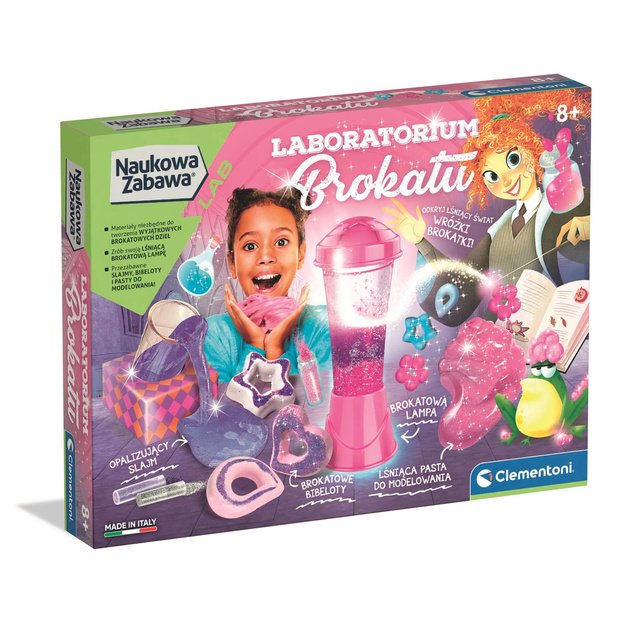 Science & Play Glitter Laboratory Fairy World Polish Language Clementoni 50700
