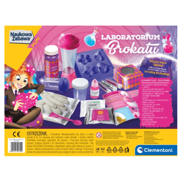 Science & Play Glitter Laboratory Fairy World Polish Language Clementoni 50700 3