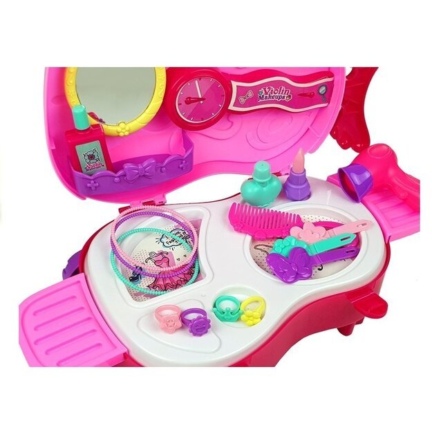 Portable Dressing Table in a Violin case with mirror